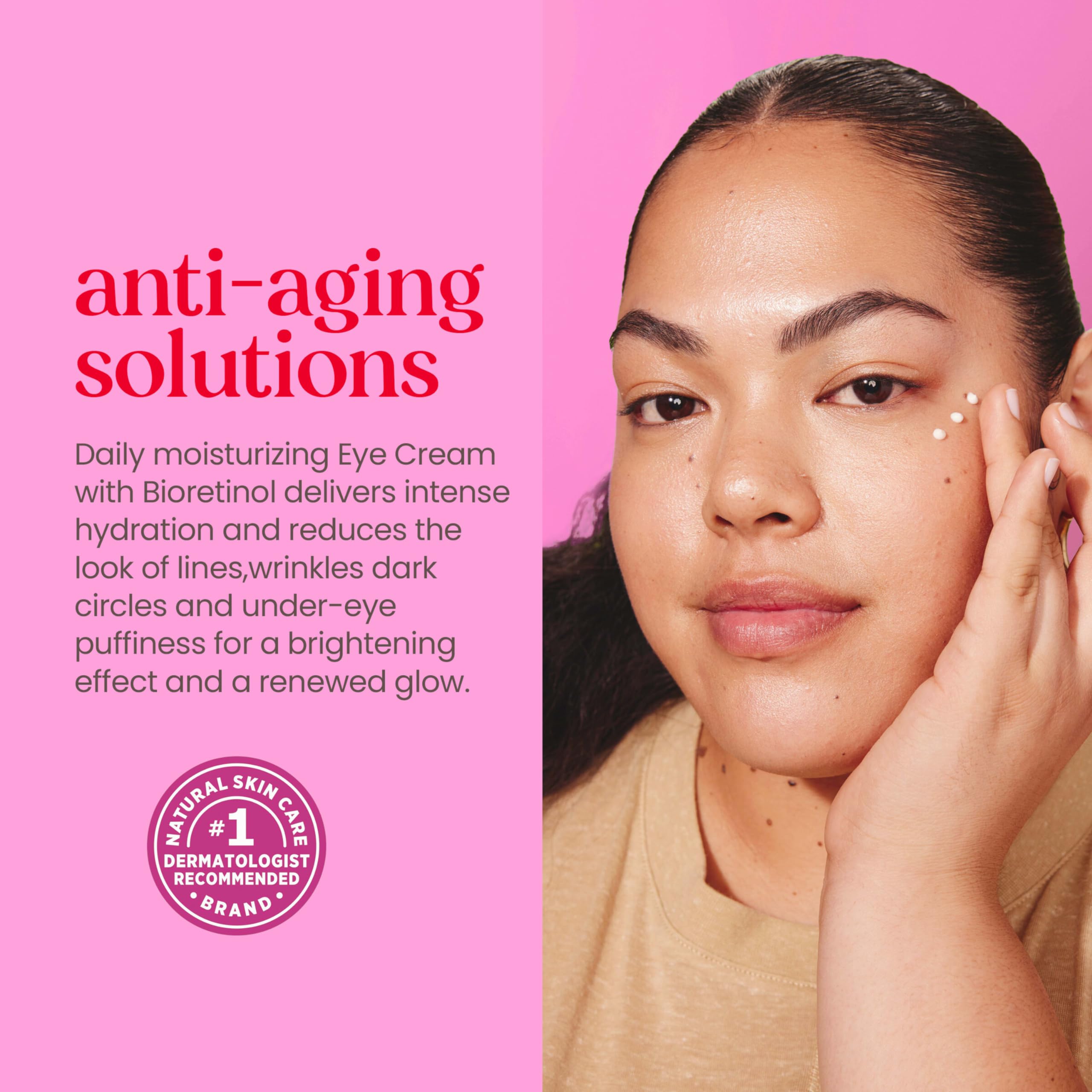 Vitamin E–rich Burt's Bees Renewal Eye Cream for smoother under-eye skin.