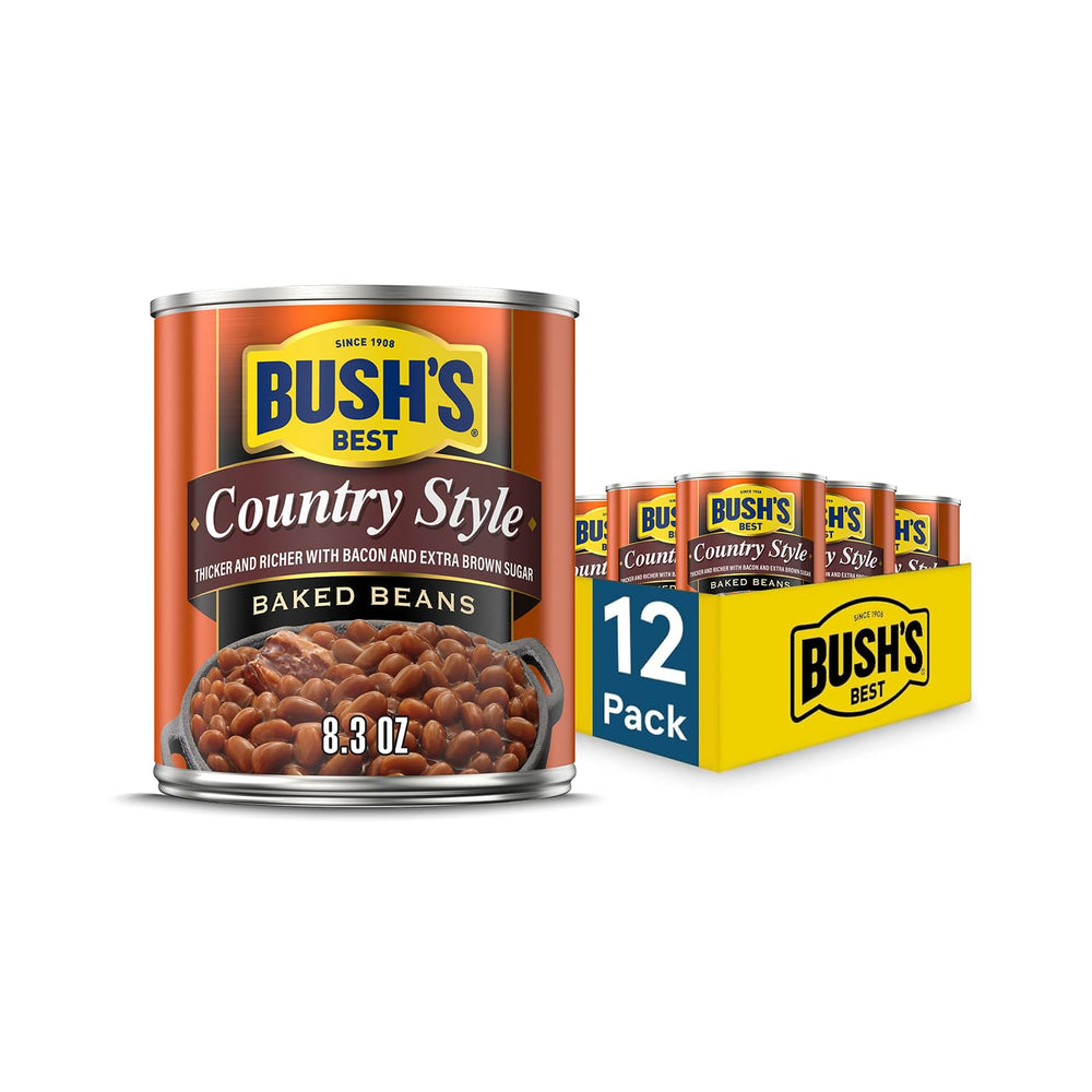 Bush's Best Country Style baked beans with bacon – savory side for grilling