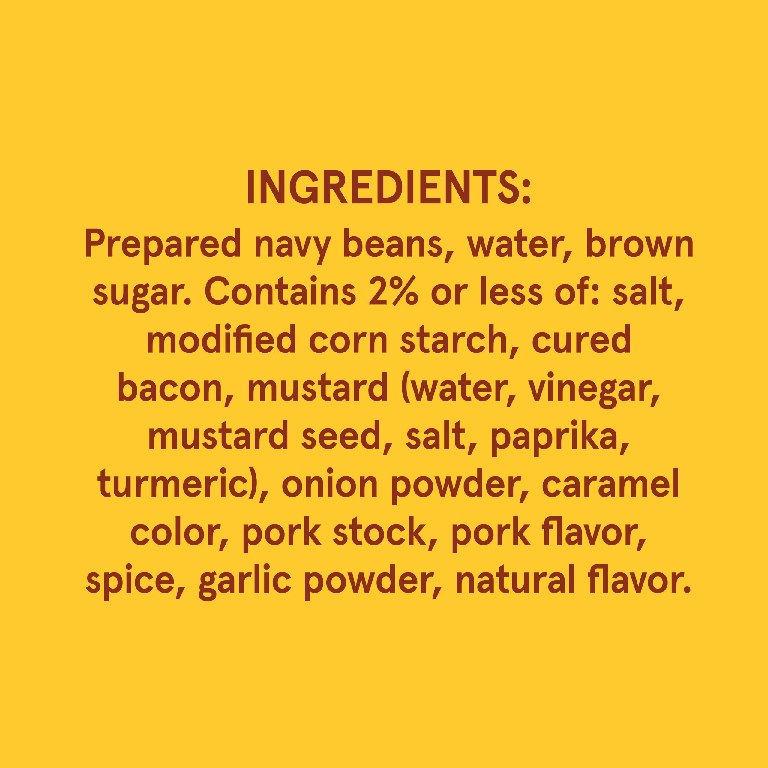 Bush's Best hickory-smoked bacon in beans – smoky flavor boost