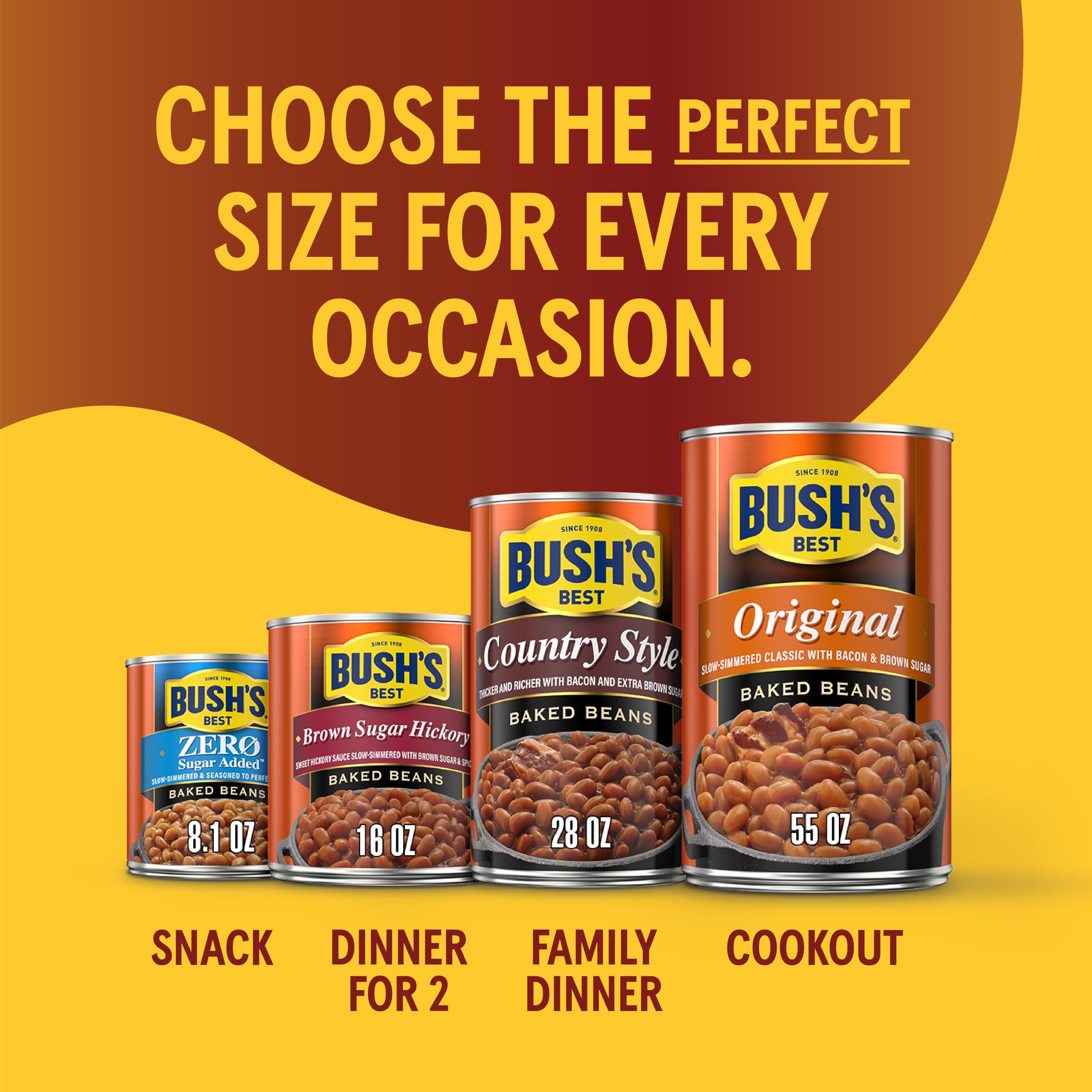 Bush's Best 12-pack packaging – convenient multipack