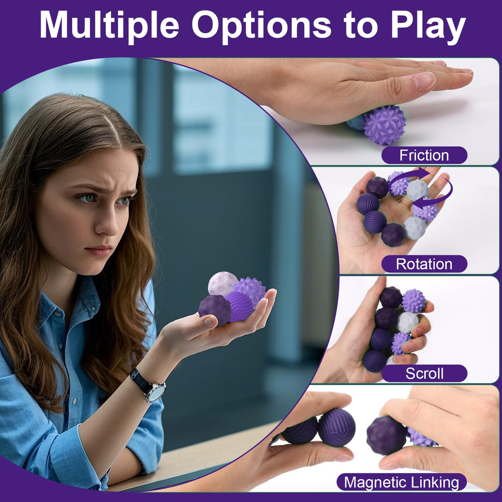 BUSOHA silicone fidget ball office desk use for focus moments