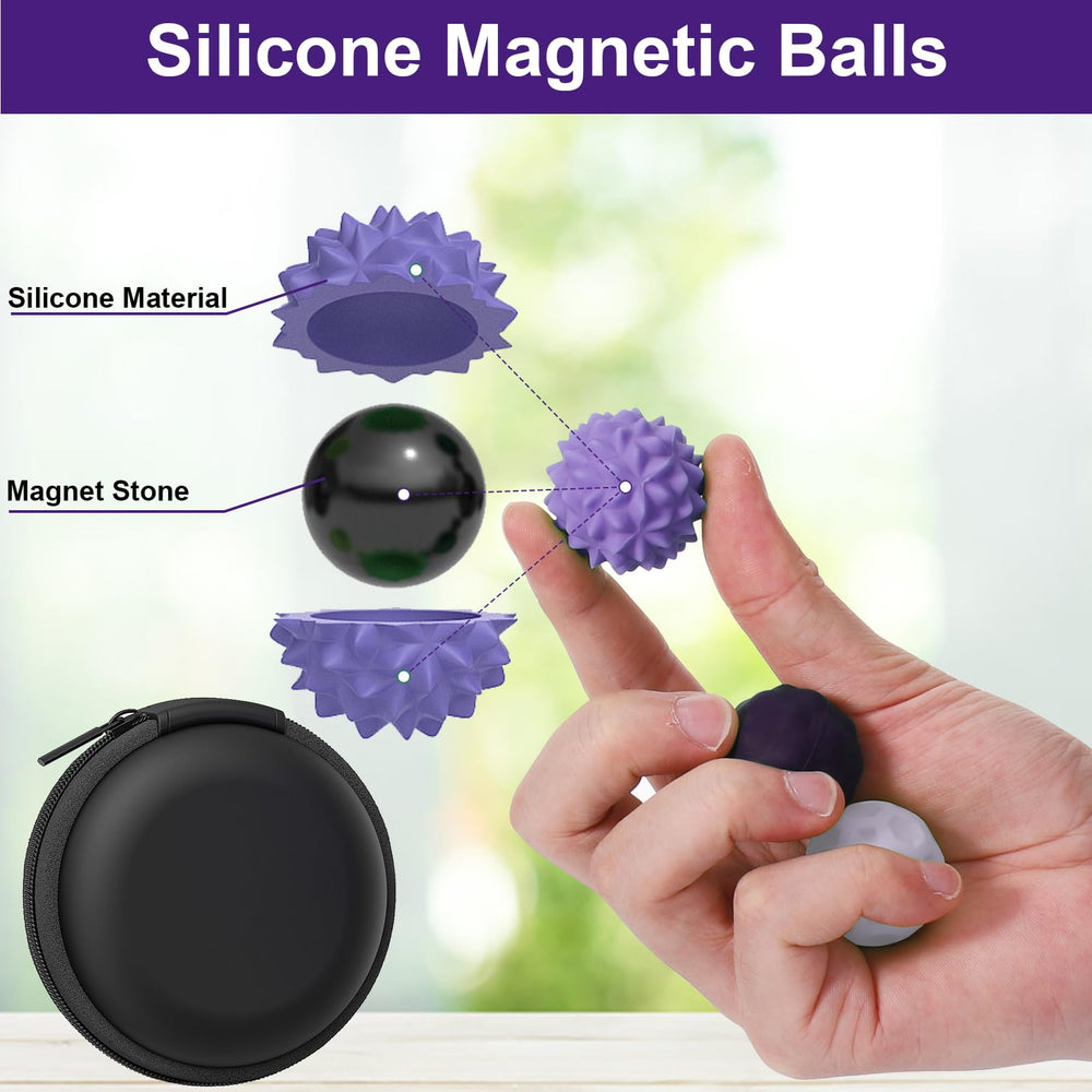 BUSOHA silicone fidget ball quiet play for discreet anxiety relief