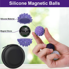 BUSOHA silicone fidget ball quiet play for discreet anxiety relief