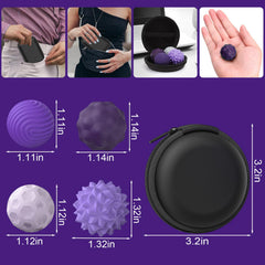 BUSOHA silicone fidget ball textures variety for tactile exploration