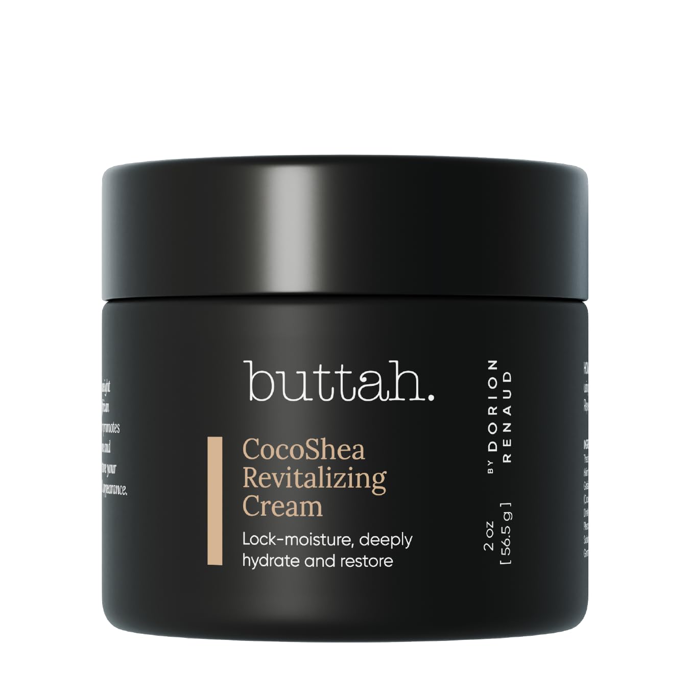Buttah Skin CocoShea Revitalizing Cream bottle pour provides lightweight hydration for face