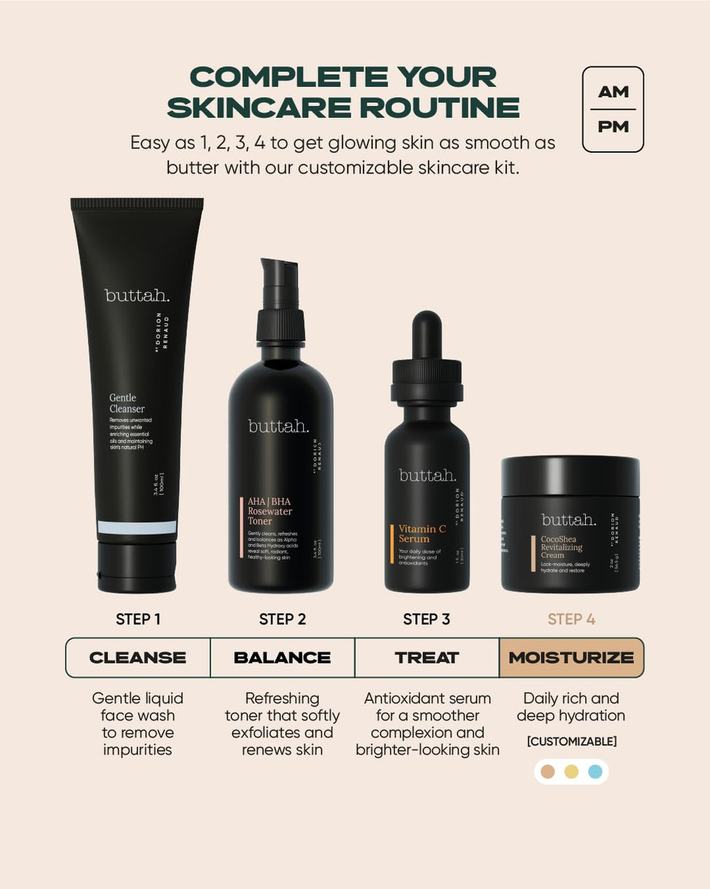 Buttah Skin CocoShea Revitalizing Cream key ingredients for melanin-rich skin