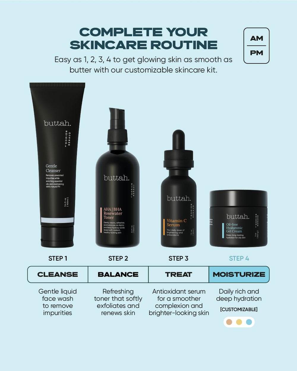 Buttah Skin by Dorion Renaud niacinamide berry extract close-up boosts even tone.