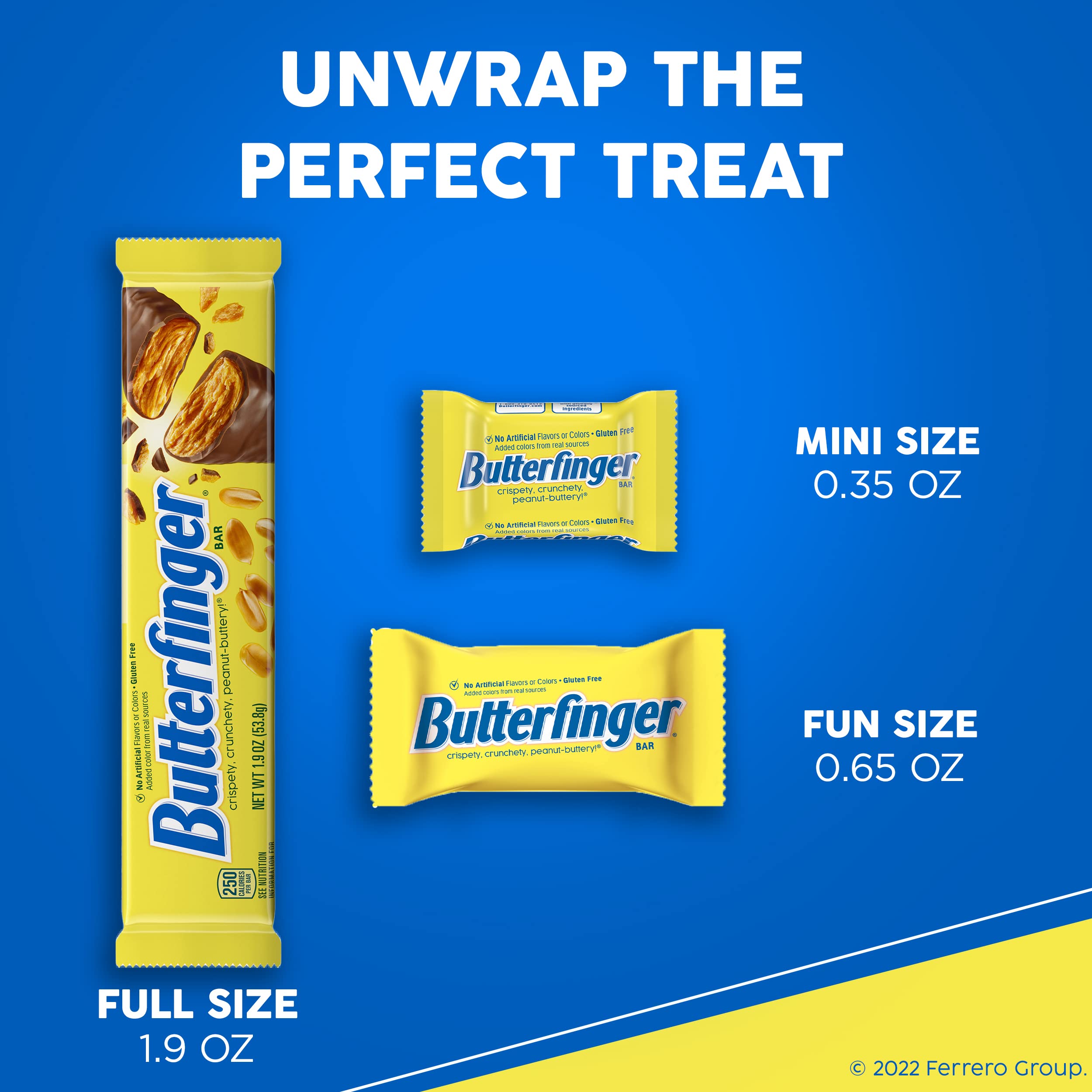 Butterfinger bulk 6-pack packaging, ideal for sharing at events