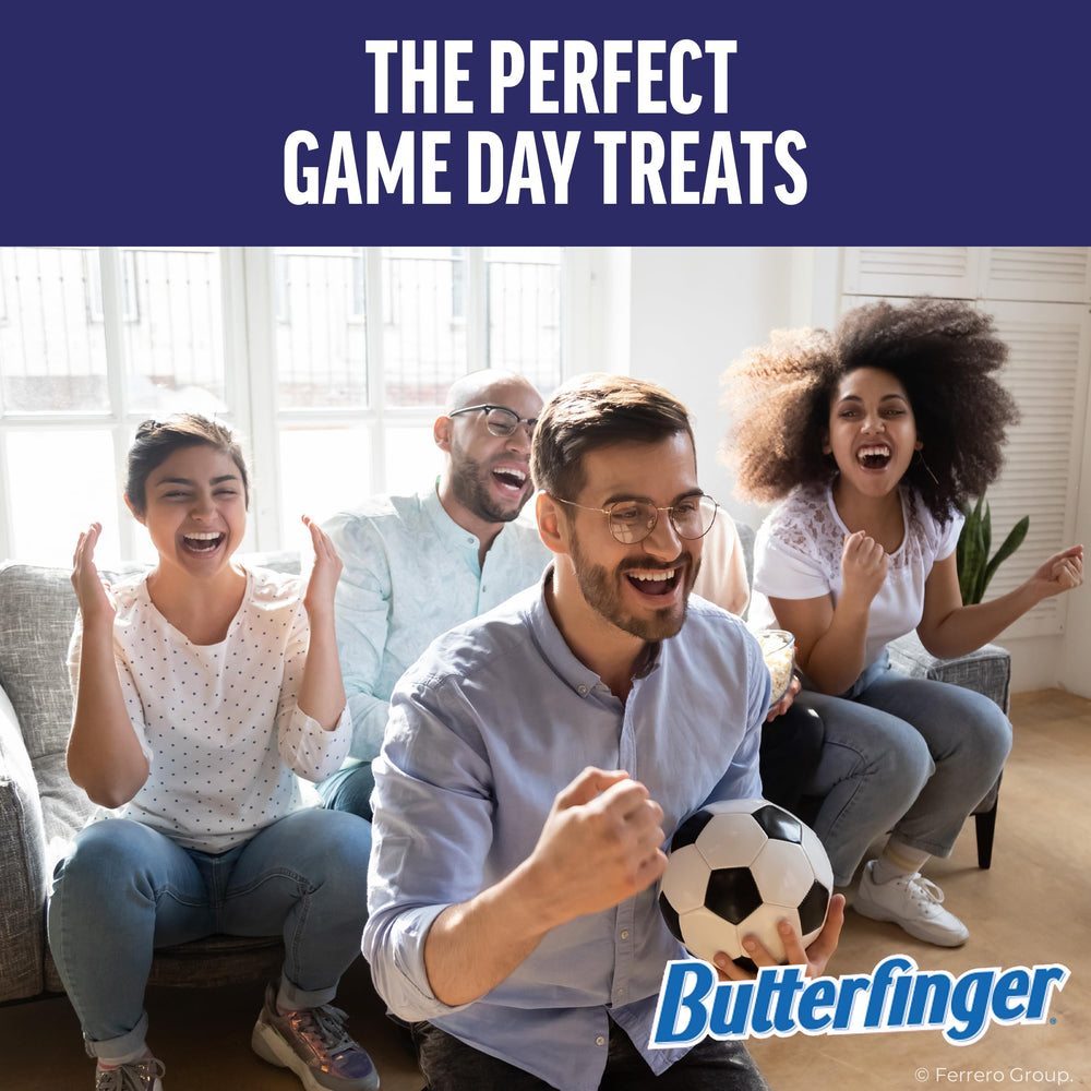 Butterfinger chocolate-coated full-size bar highlighting classic flavor
