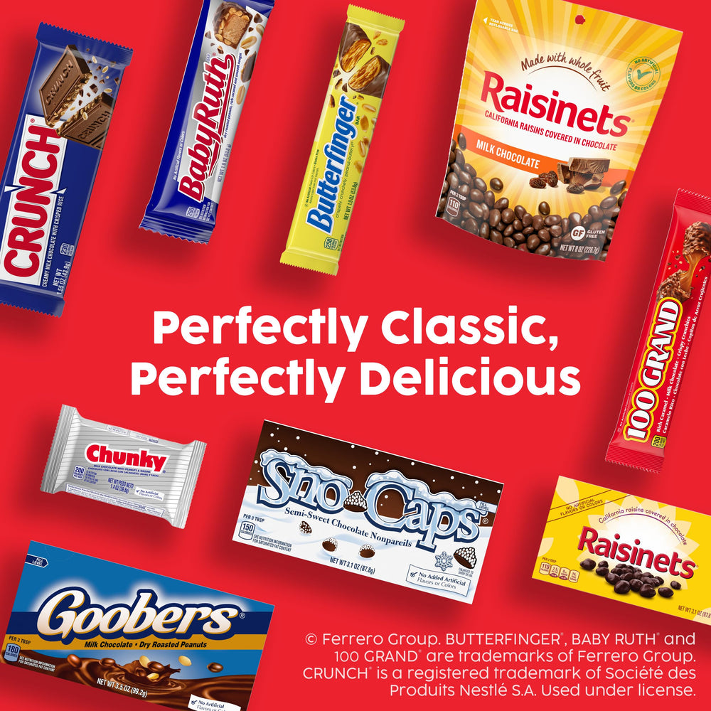 Butterfinger on-the-go snack pack, portable chocolate treat.