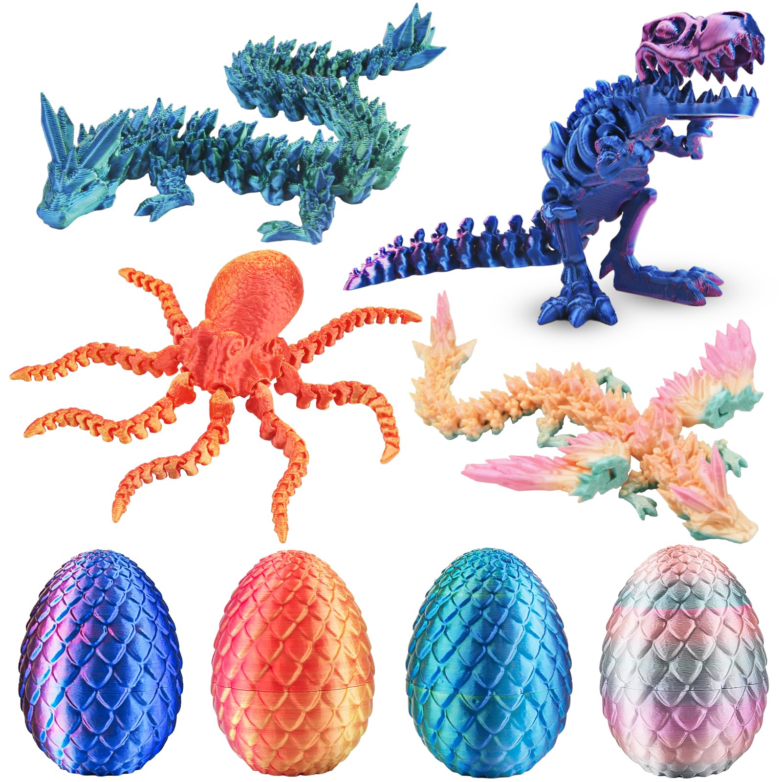 BUUFAN crystal dragon egg displays vibrant color for play and display.