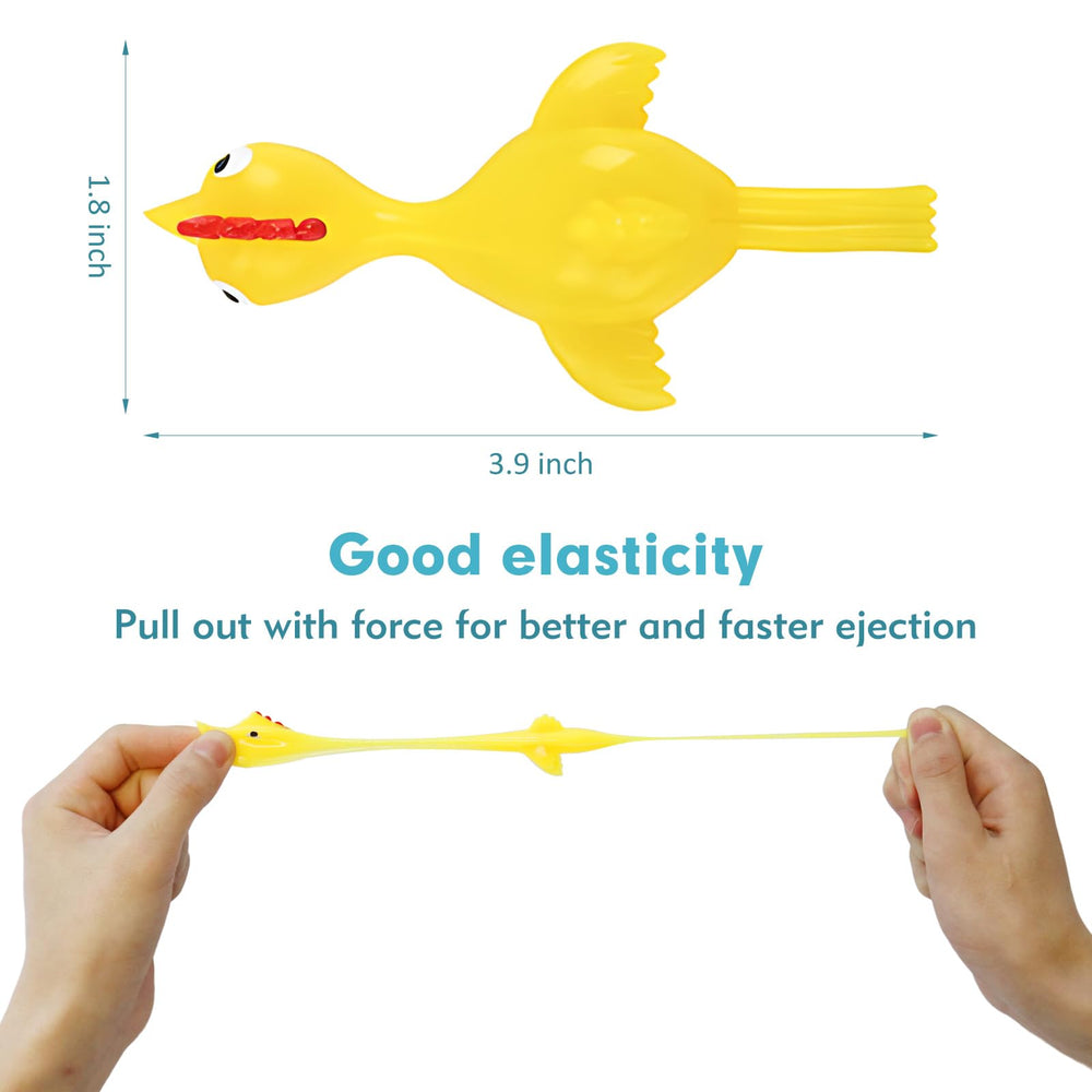 BUVUDI rubber chicken toy made of non-toxic material for all ages