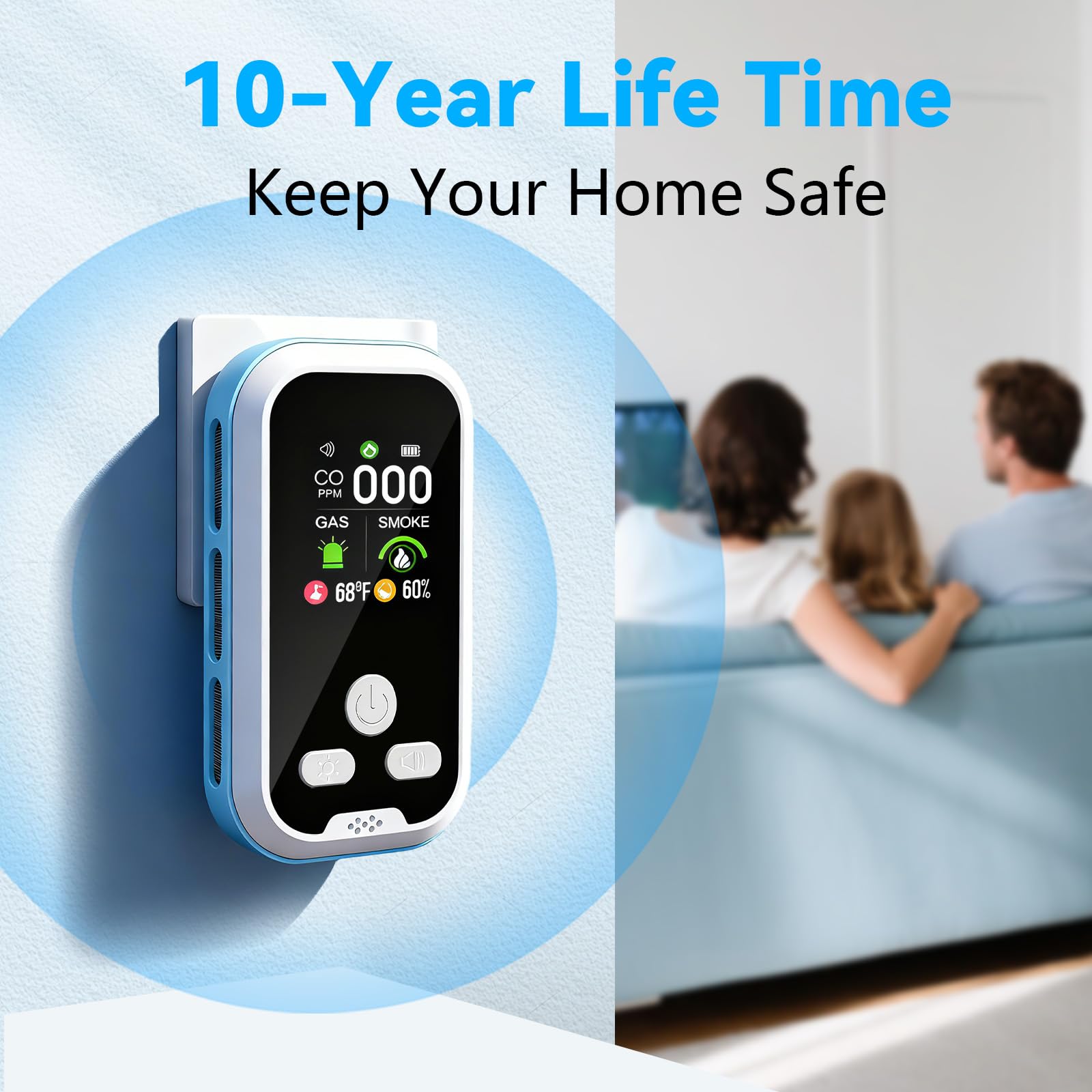 Buwheekoki 6-in-1 plug-in and battery mode supports portable safety.