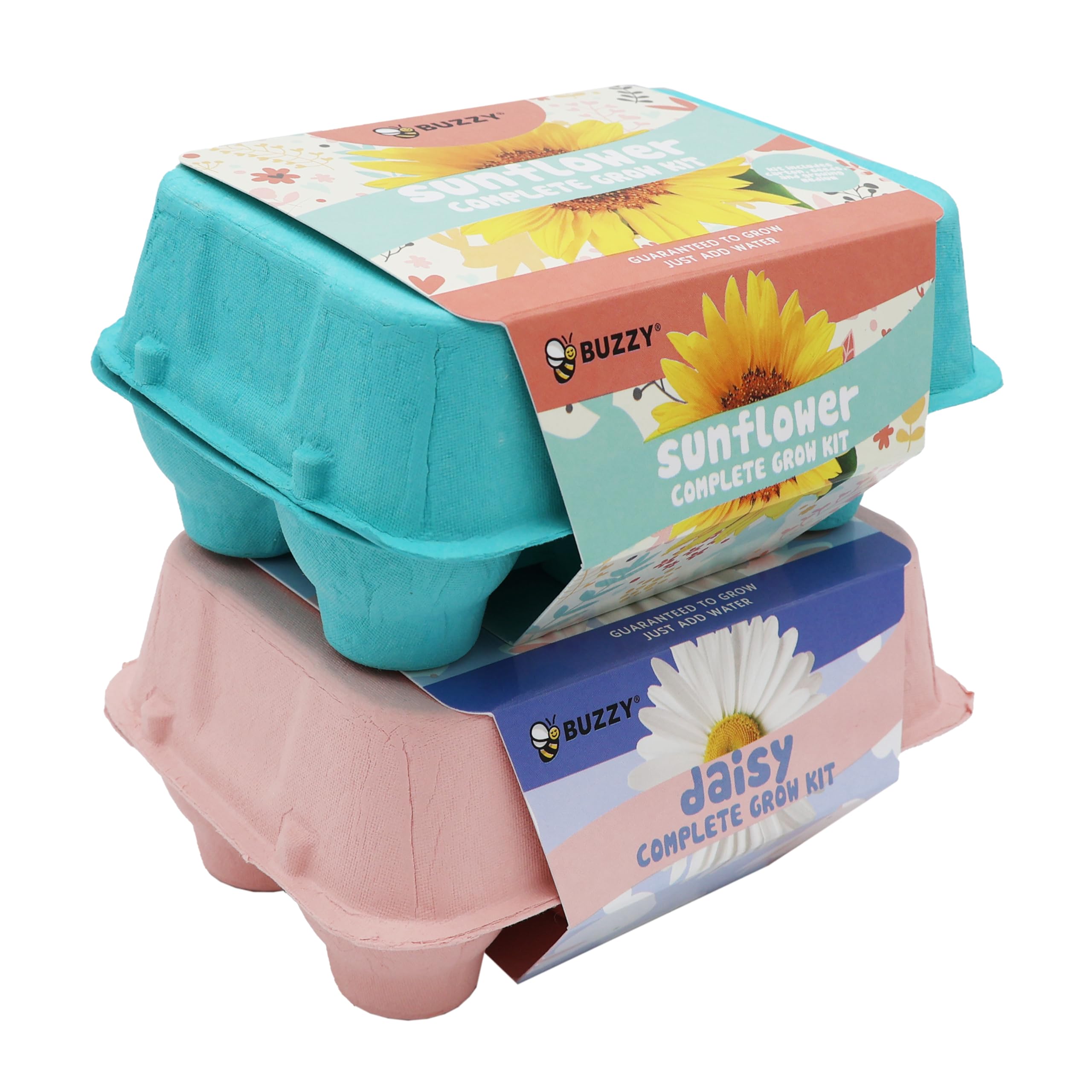 BUZZY all-natural growing medium supports healthy seed germination indoors.