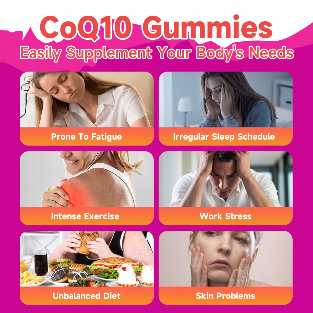 BVIVLOO CoQ10 Gummies texture closeup showcases chewy consistency and premium texture.