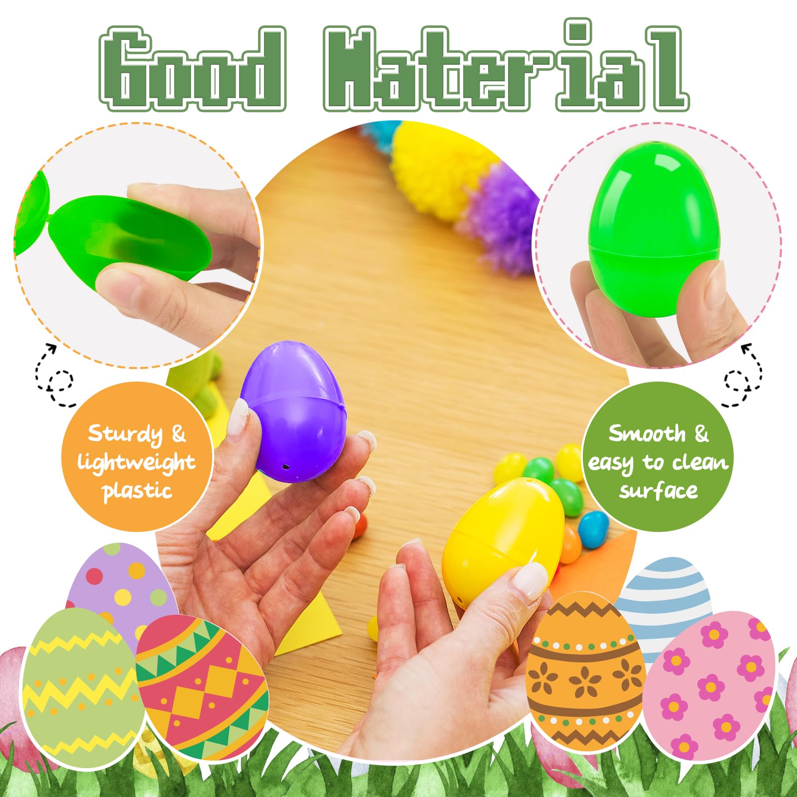 Bvrbaory bright color assortment for Easter decor and gifting