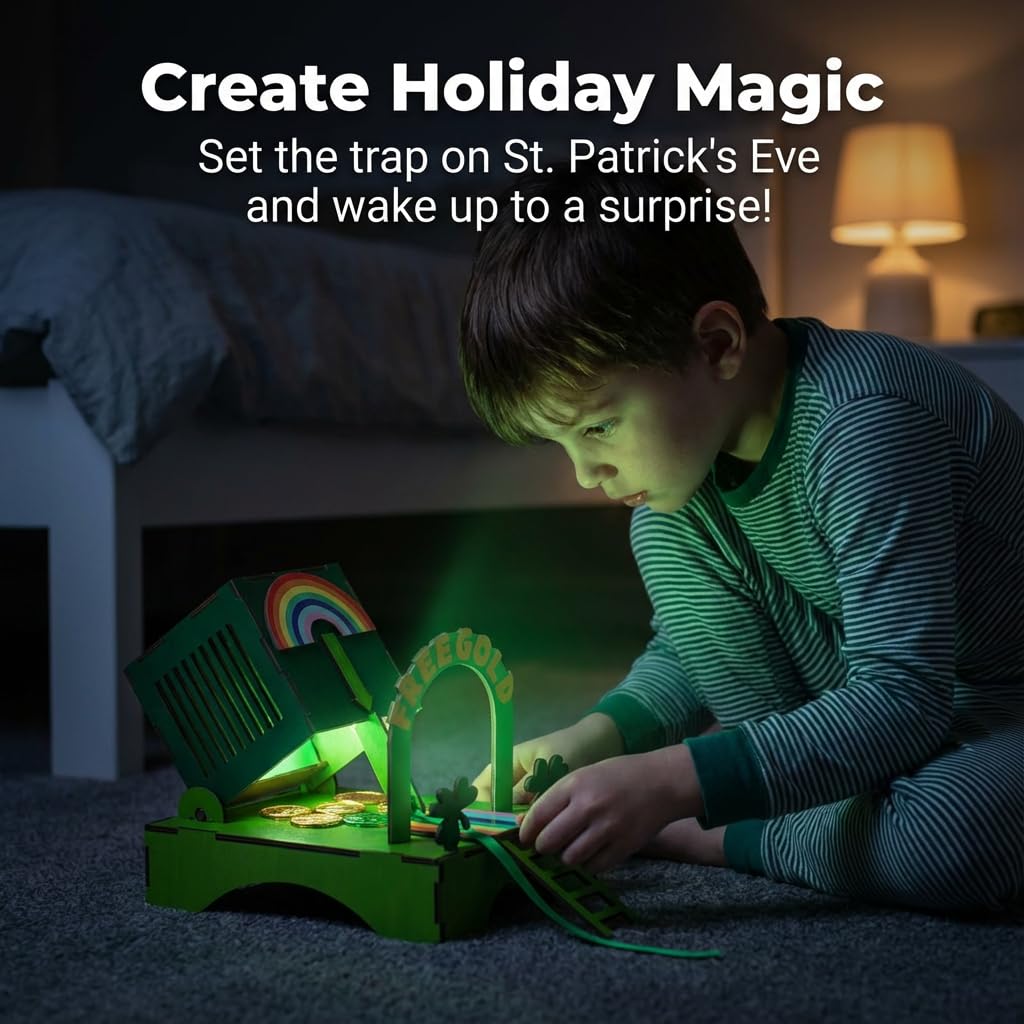 BVXVCB Leprechaun Trap Kit instruction guide supports building