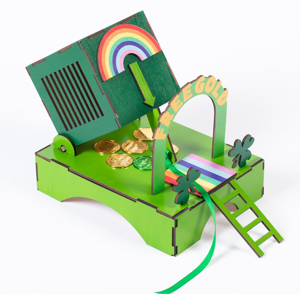 BVXVCB Leprechaun Trap Kit packaged box sparks imaginative play