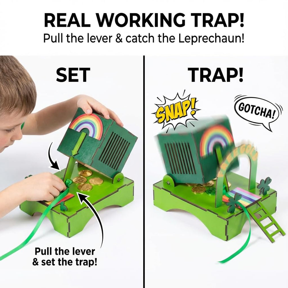 BVXVCB Leprechaun Trap Kit shamrock accessories for authentic flair