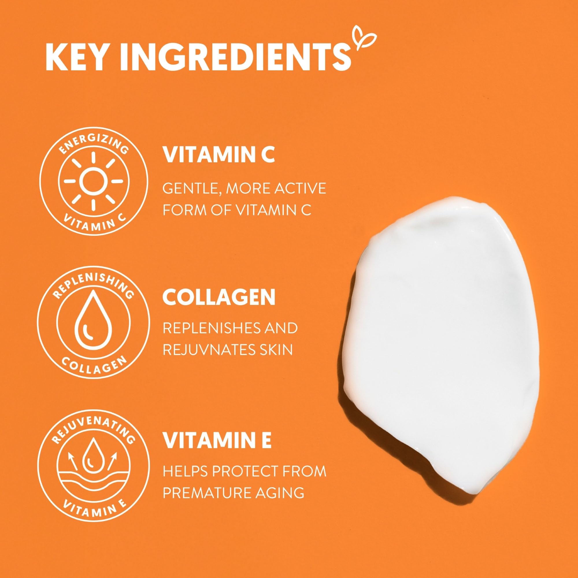 By Nature Vitamin C Collagen Cleanser ingredients highlight squalane and vitamin E for nourishment.
