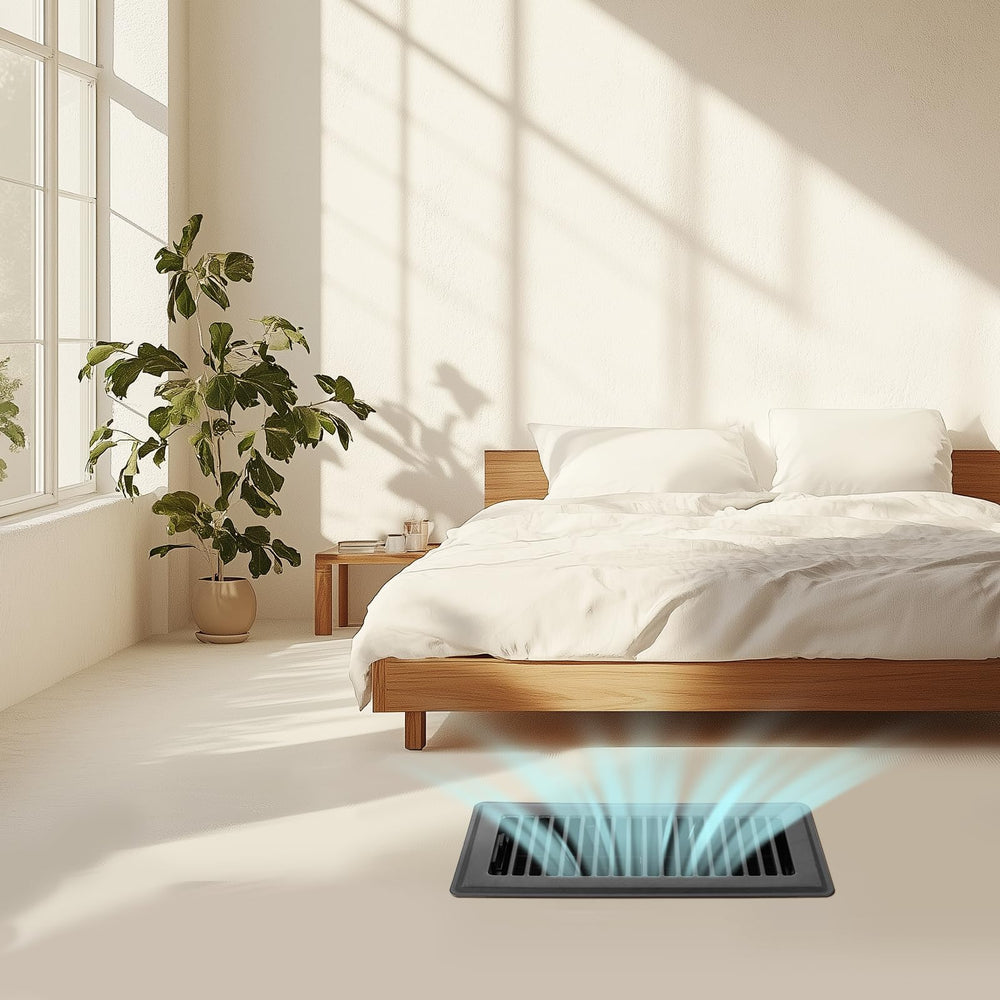 BYEWIRE adjustable damper close-up enables quiet airflow control
