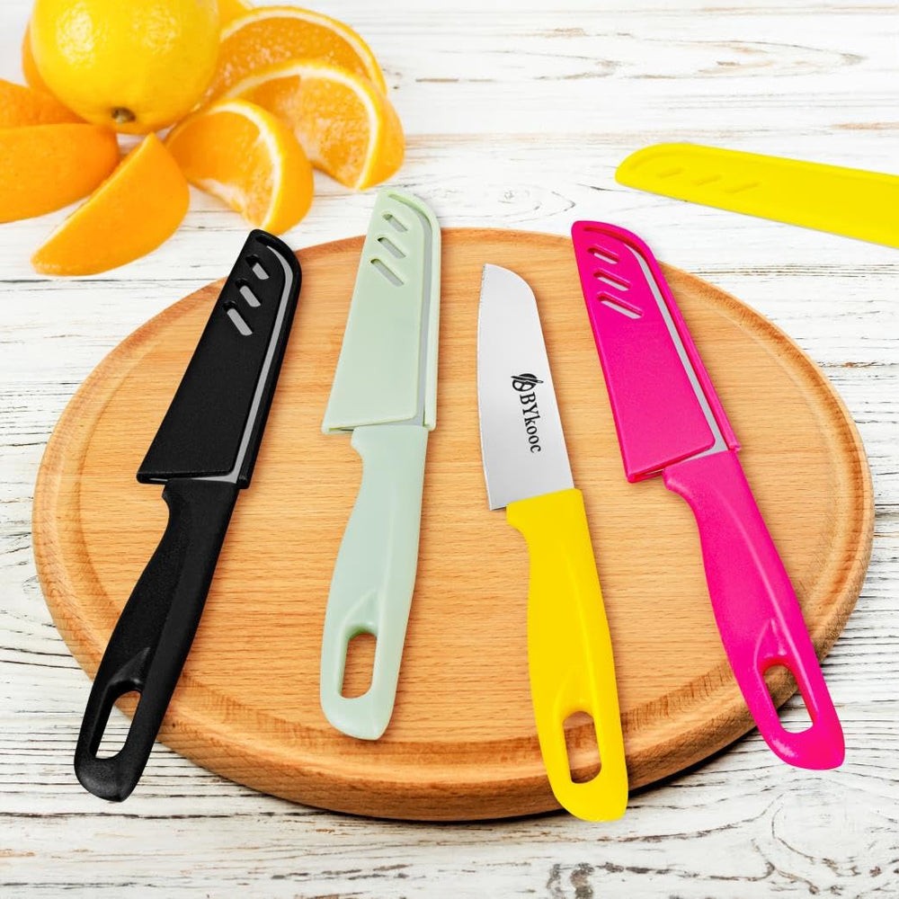 BYkooc gift-ready paring knife set ideal for culinary enthusiasts.