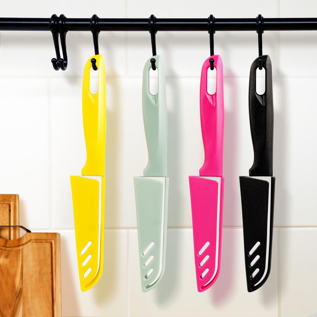 BYkooc stainless steel blades stay sharp for everyday chopping tasks.