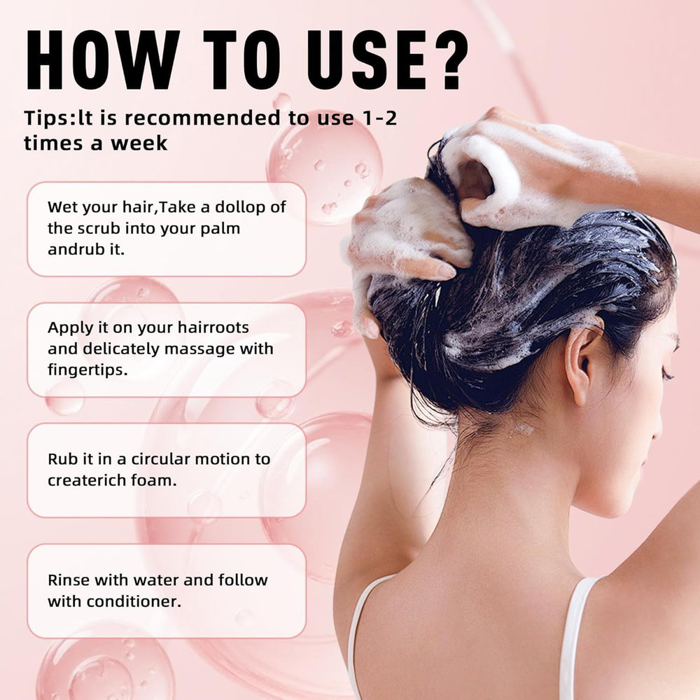 In shower use of BYKYND LABS Avocado Oil Scalp Scrub for routine