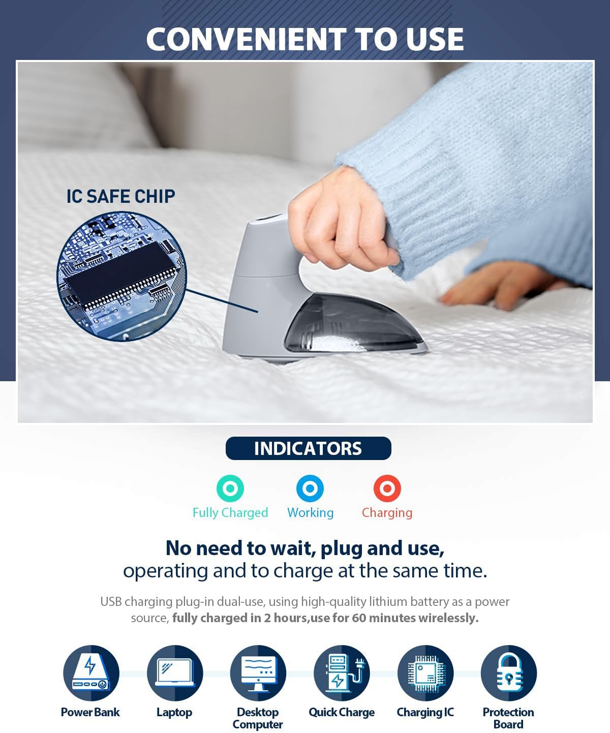 Bymore one-button operation simplifies daily fabric care