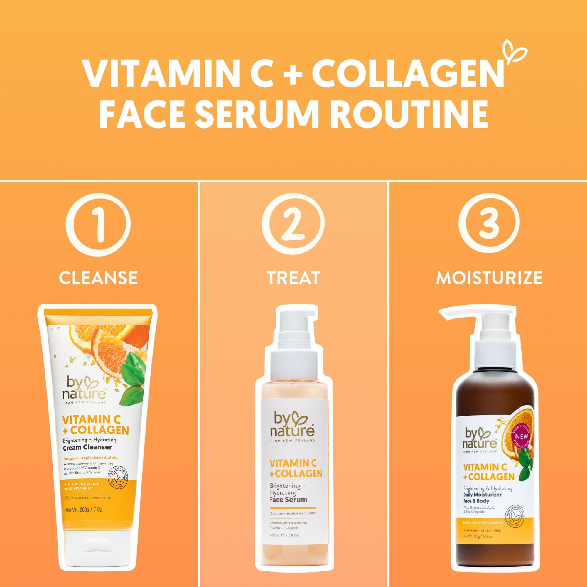 By Nature label close-up confirms paraben-free and cruelty-free skincare