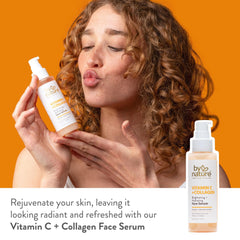 By Nature serum on hand for quick hydration and glow