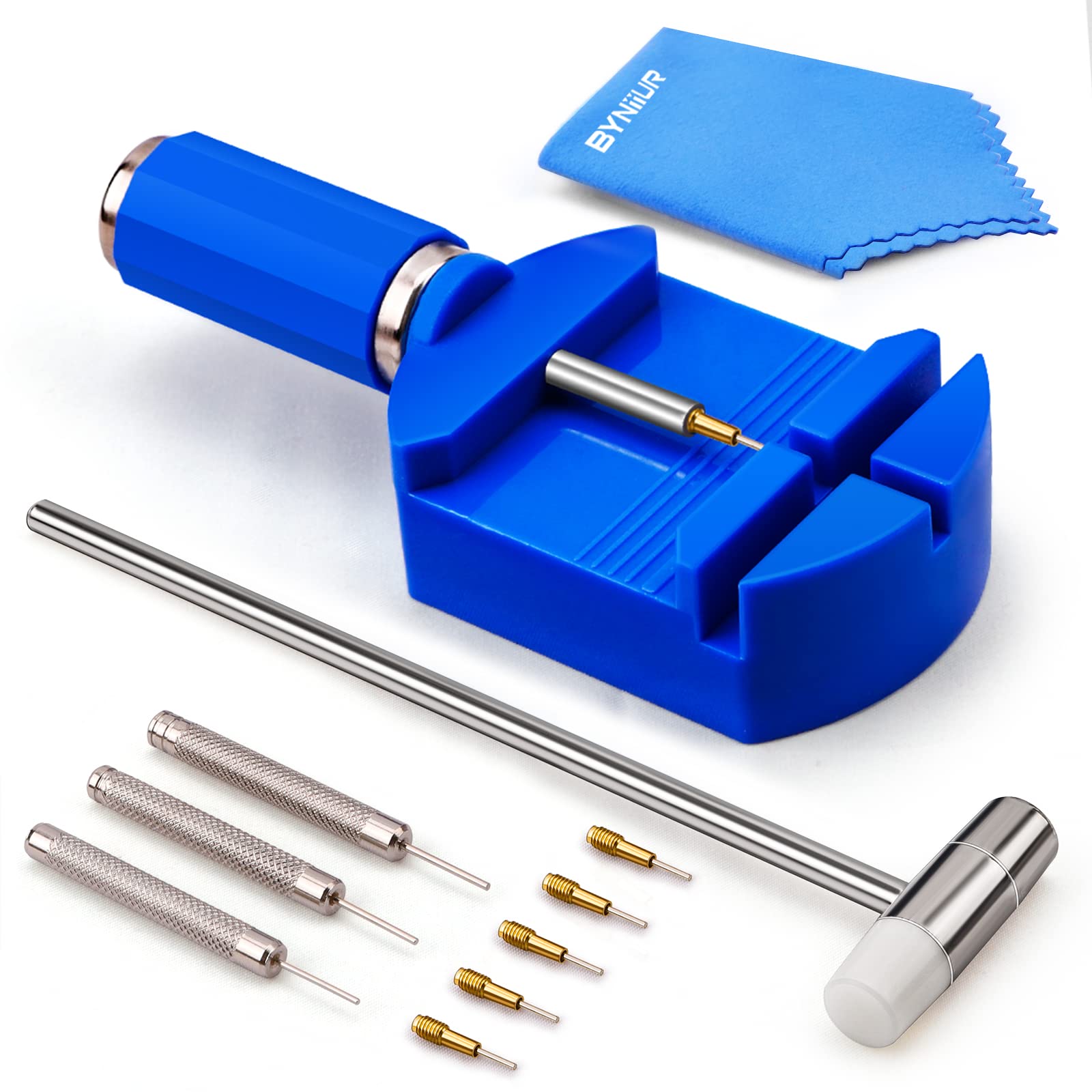 BYNIIUR watch link remover tool for precise band adjustments and sizing.