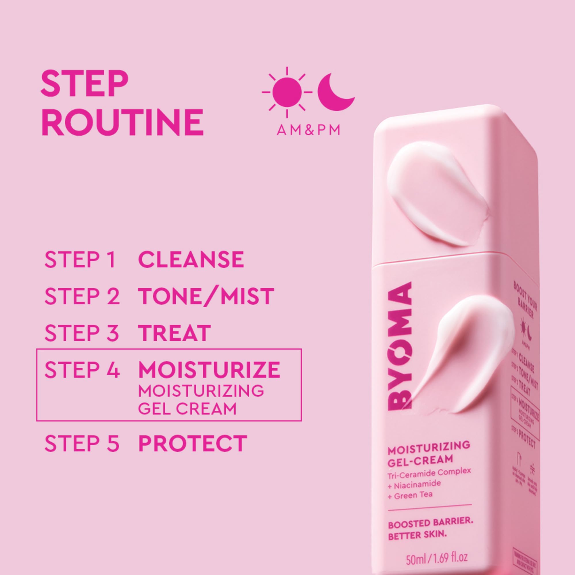 BYOMA Alcohol- and Fragrance-Free formulation for sensitive skin