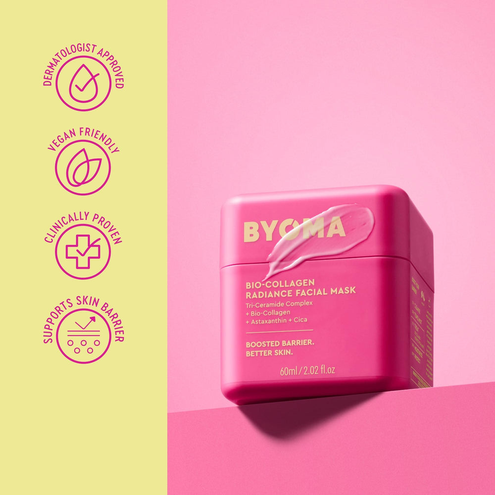 BYOMA Radiance Mask is suitable for sensitive skin with fragrance-free formula.