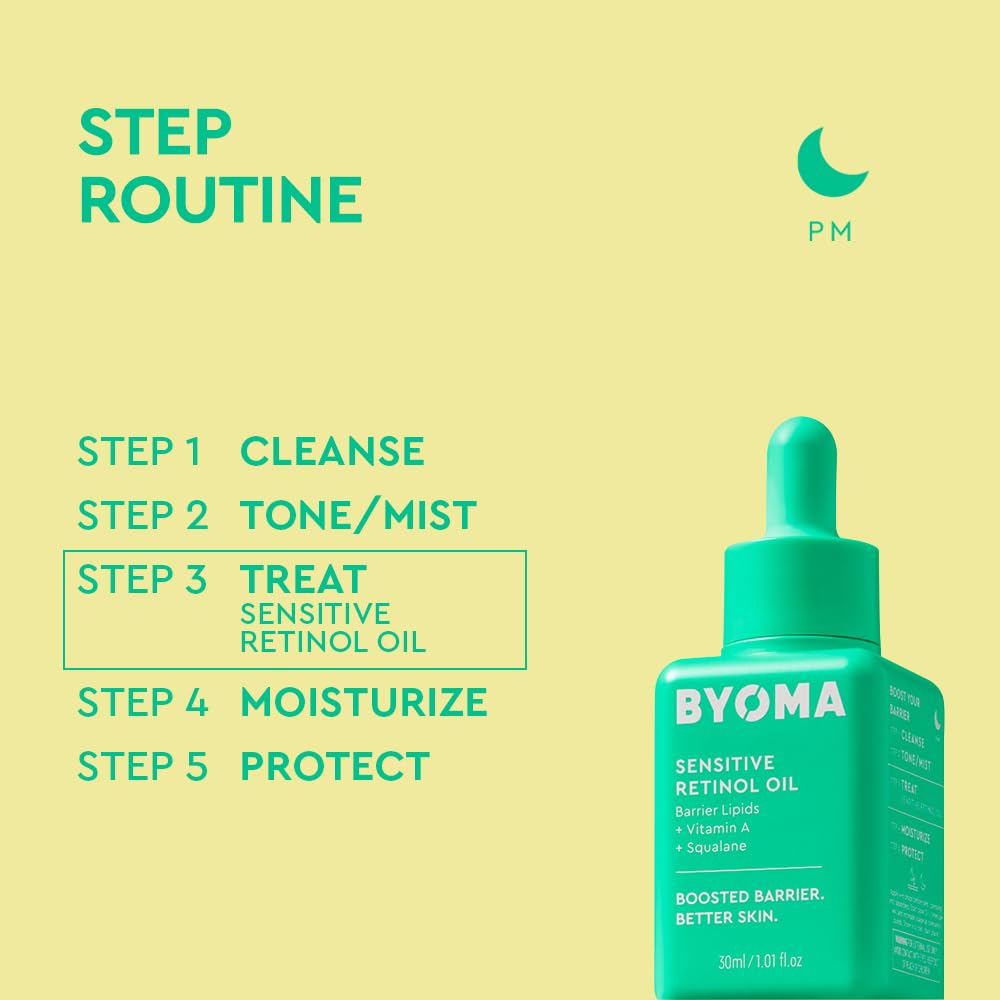 BYOMA Fragrance-free formula icon communicates clean, irritant-free skincare.