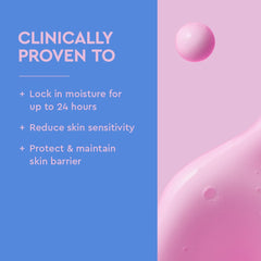 BYOMA Hydrating Serum pump closeup highlights quick-absorb application.