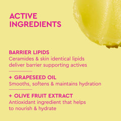 Close-up of grapeseed oil ingredient in BYOMA cleanser promoting hydration.