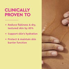 BYOMA Nourishing Body Oil jar closeup showing silky texture and quick absorption.