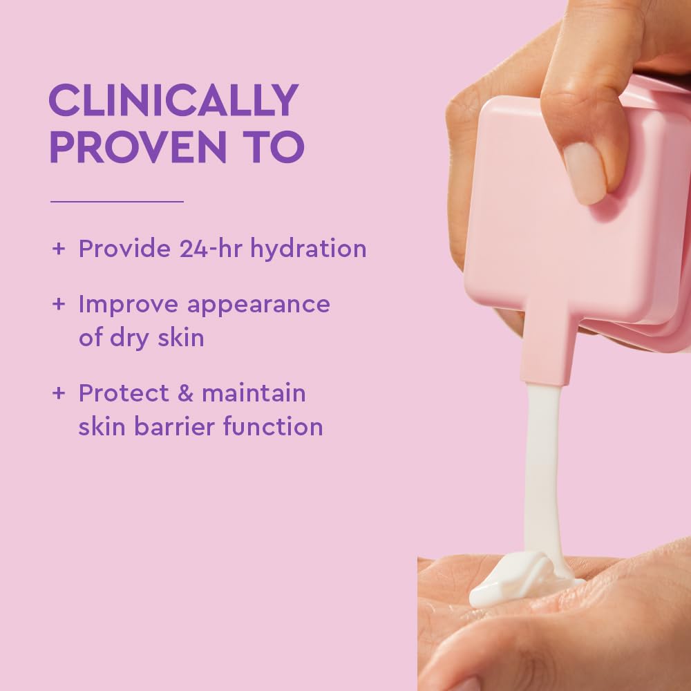 Byoma Sensitive Body Lotion texture close-up reveals creamy hydration.