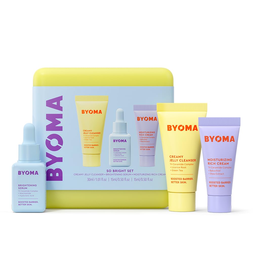 BYOMA So Bright Set creamy jelly cleanser bottle for gentle, barrier-friendly cleansing.