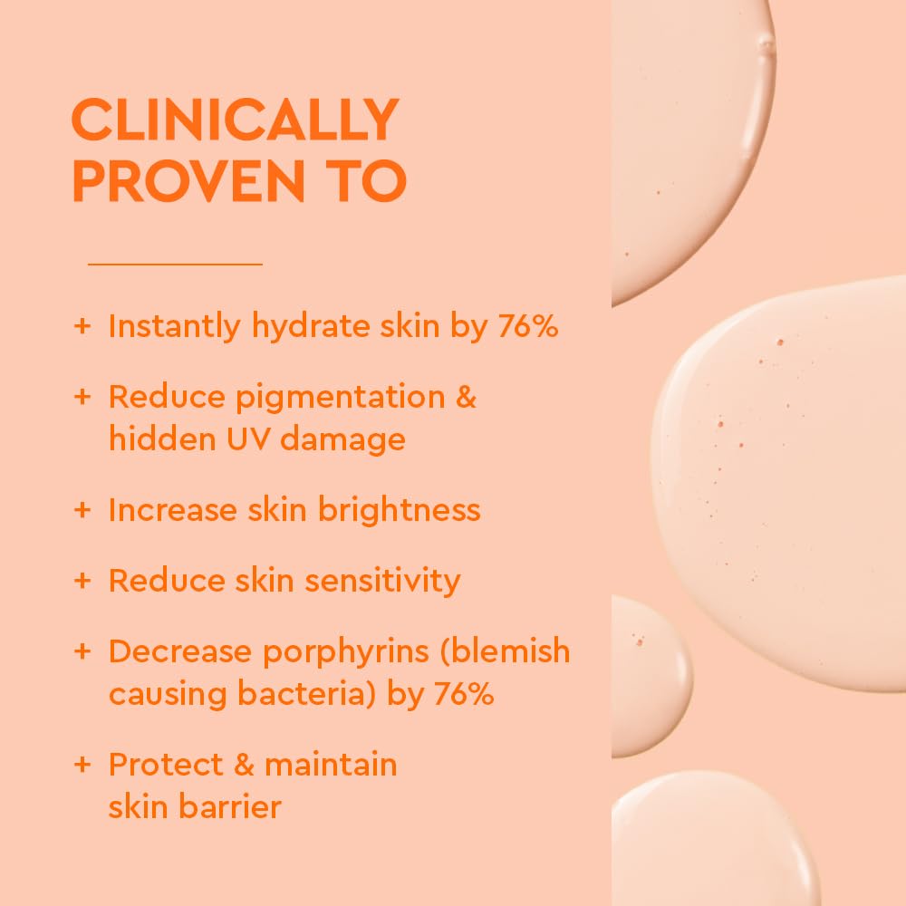 BYOMA SPF 50 Face Fluid texture close-up revealing creamy, light formula