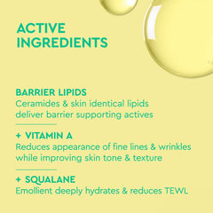 BYOMA Squalane ingredient visual emphasizes moisture and skin barrier support.