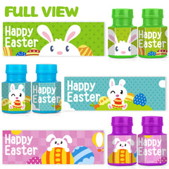 Pre-filled bubble eggs with 0.6 oz liquid for easy play