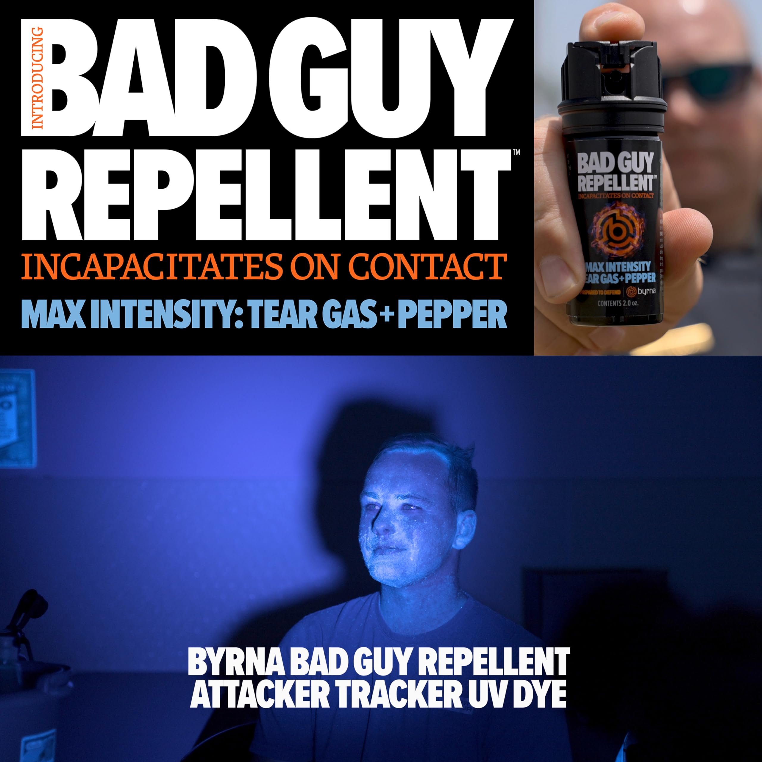 Byrna BGR Max two-ounce can for mid-range defense power