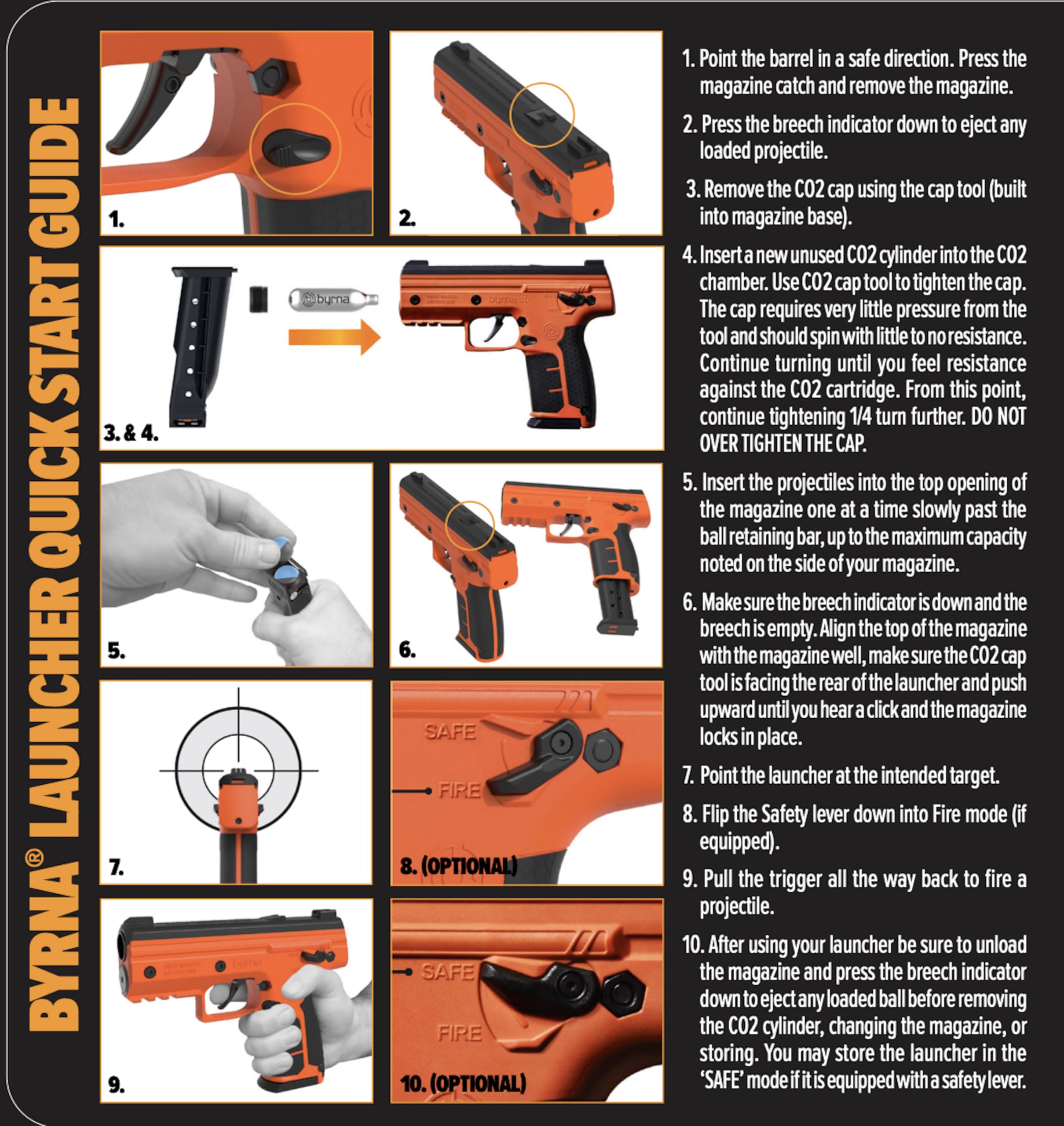Performance straight trigger for smoother, more confident firing.