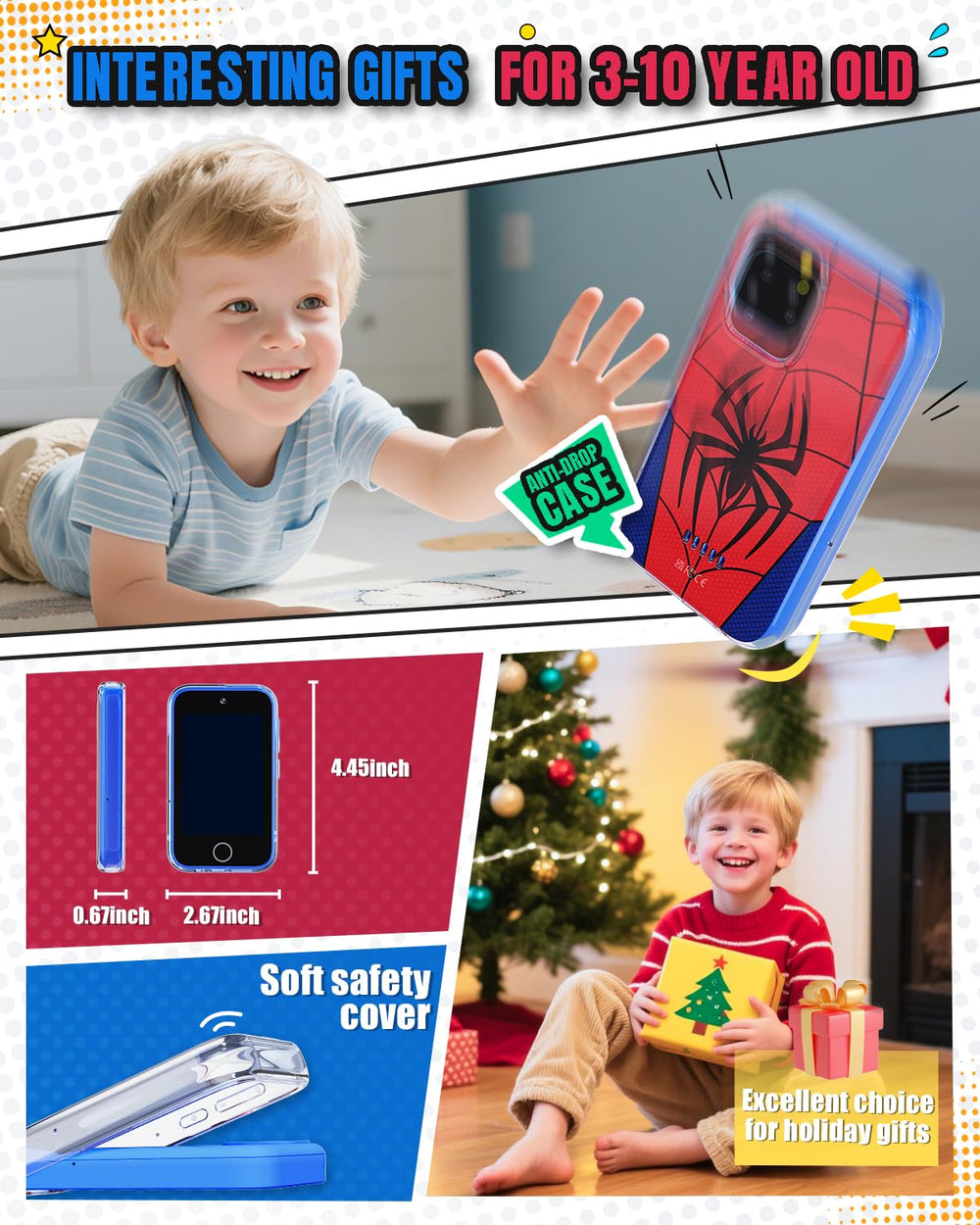 Byserten kids phone educational stories and landmarks exploration