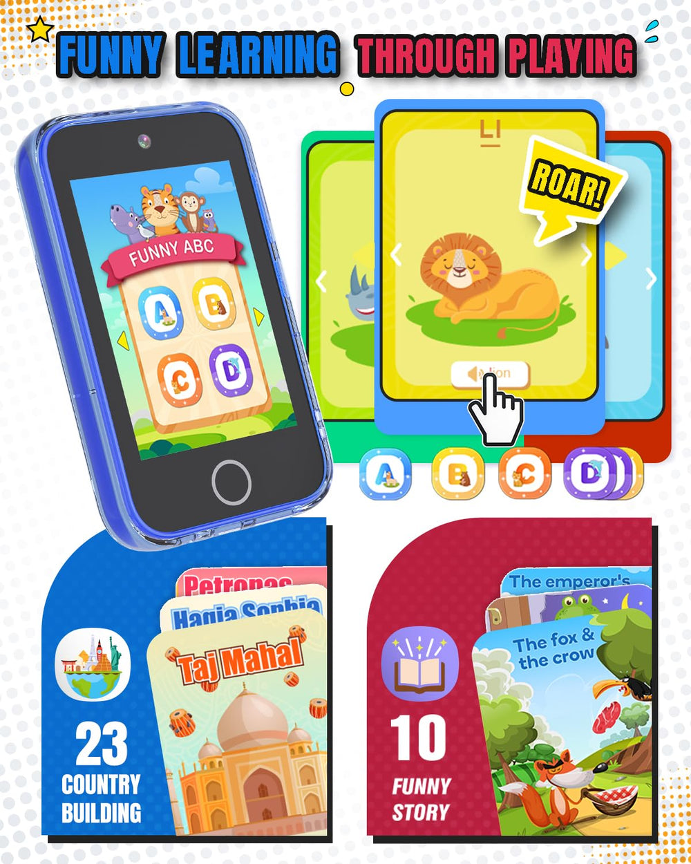 Byserten kids phone measure tool introduces real-world concepts