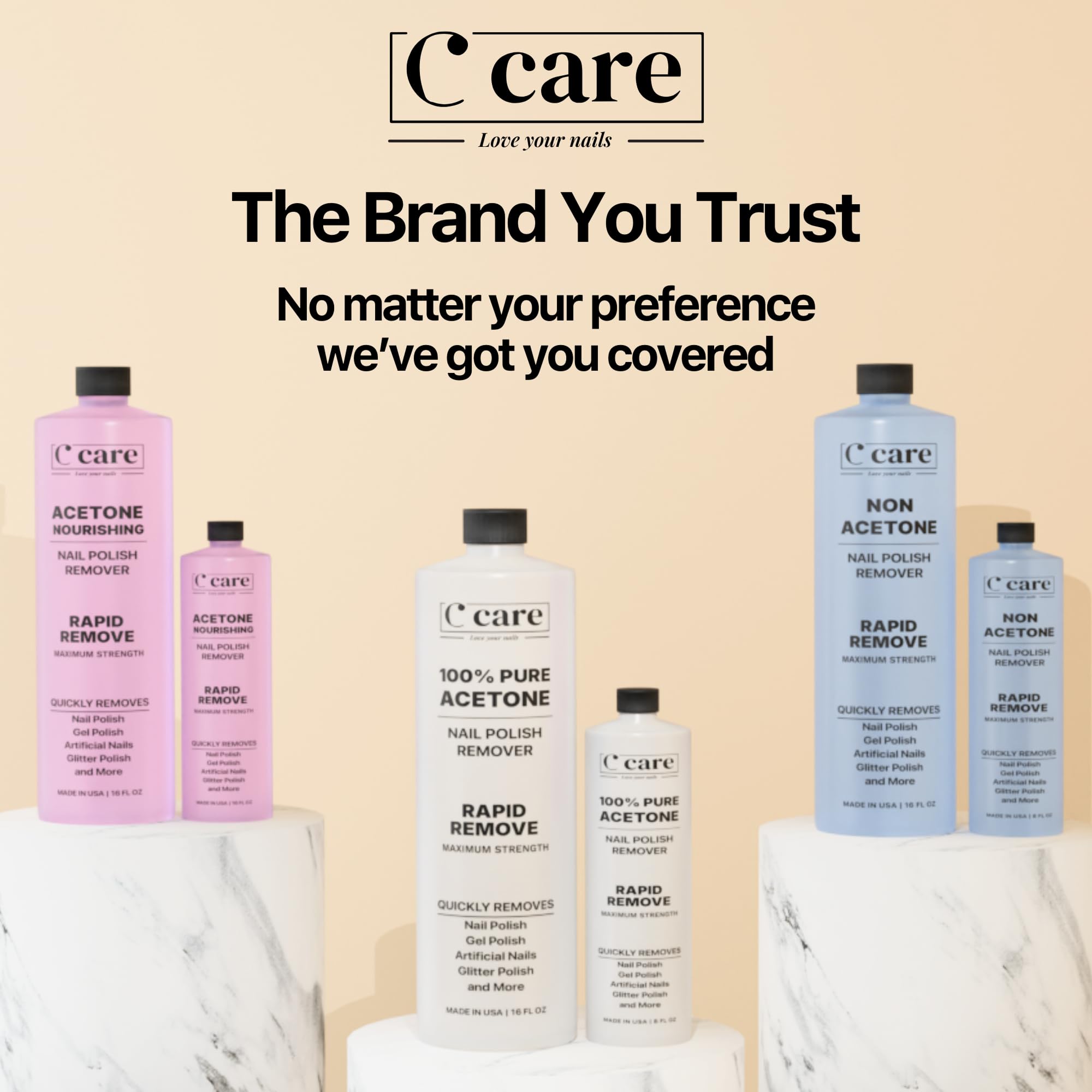 C CARE professional-grade remover ideal for salon and home use.