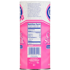 C&amp;H Granulated Sugar 20oz canister pour action demonstrates precise measuring for drinks and recipes.