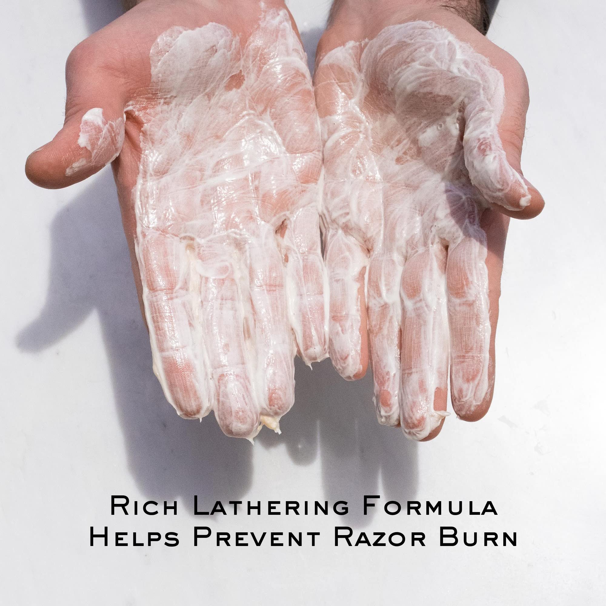 Ingredient list includes shea butter and eucalyptus to nourish skin